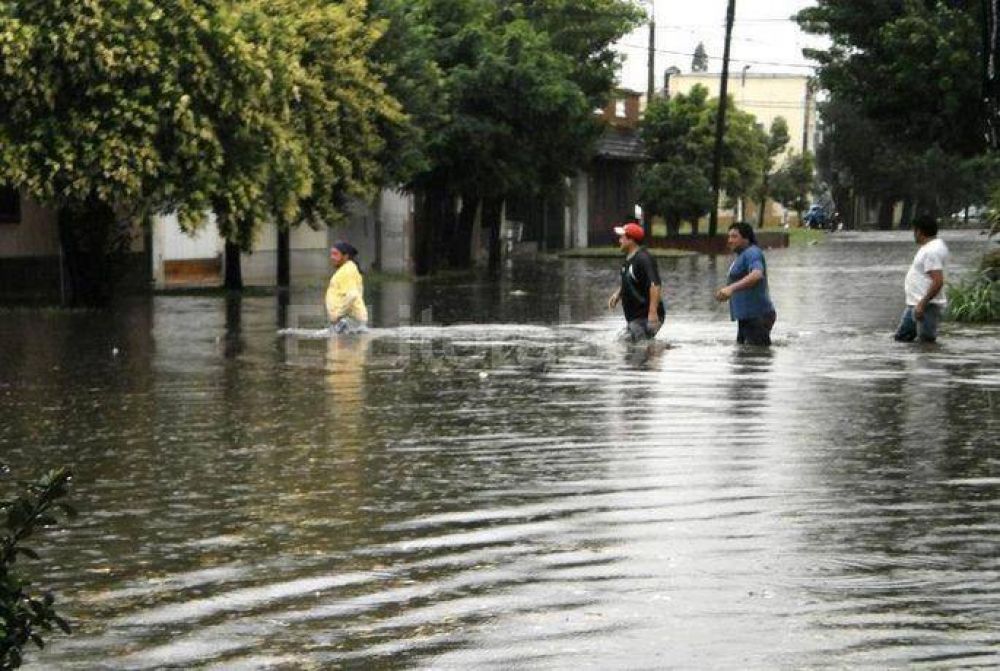 Lluvia, anegamientos y complicaciones