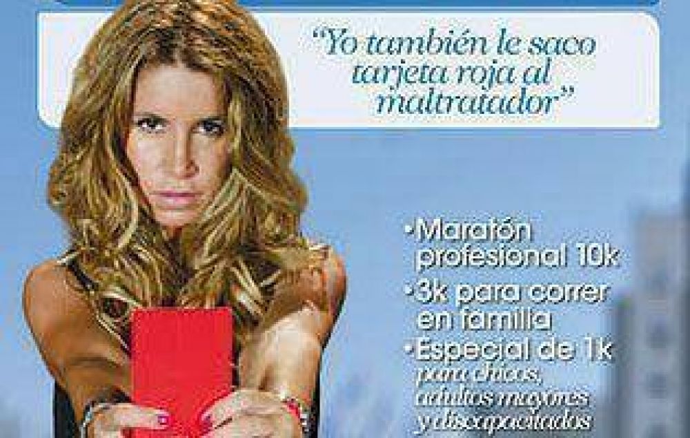 Lomas corre una marat�n contra la violencia de g�nero