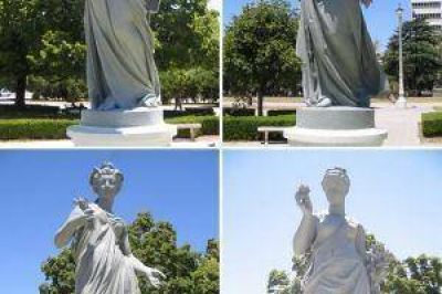 Las esculturas platenses representaban el plan de gobierno"
