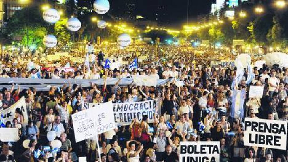 Hay votantes de Cristina entre los que adhieren a las protestas