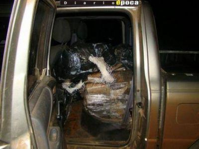Persecuci�n: narcos abandonaron cerca de 280 kilos de marihuana