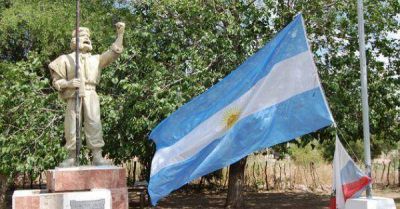 Scioli en Loma Blanca por el acto del 149 Aniversario del Asesinato del Chacho Pe�aloza 