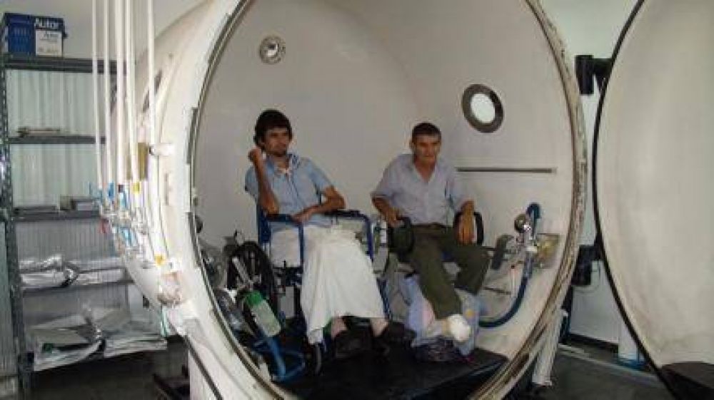 El HAC el �nico del pa�s con c�mara hiperb�rica para diab�ticos  
