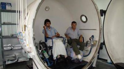 El HAC el �nico del pa�s con c�mara hiperb�rica para diab�ticos  