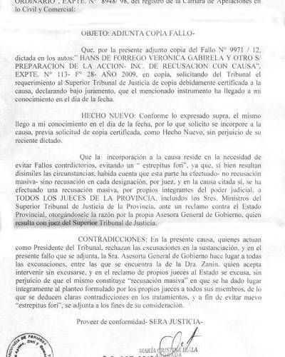 Apoderada del Obispado denunci� esc�ndalosas irregularidades en pol�mica causa en que fueron recusados todos los jueces 