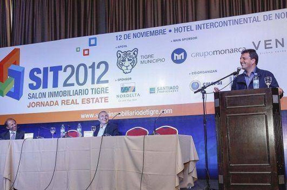 Massa encabez� la primera edici�n del Sal�n Inmobiliario de Tigre