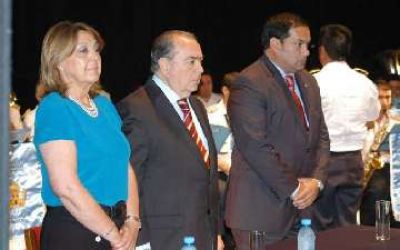 Por primera vez asumieron autoridades del SPF en el interior del pa�s. Fue en Santa Rosa y asisti� Jorge 