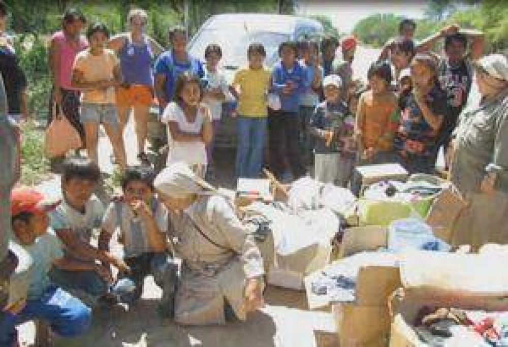 Juninenses llevar�n ropa, alimentos y otros bienes al impenetrable chaque�o