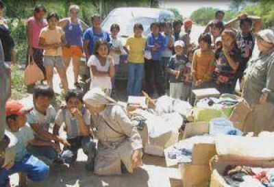 Juninenses llevar�n ropa, alimentos y otros bienes al impenetrable chaque�o