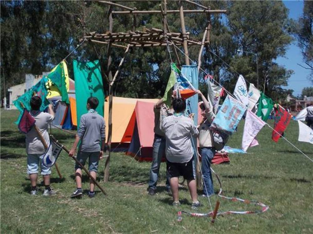 Se concret� el encuentro regional de scouts y gu�as