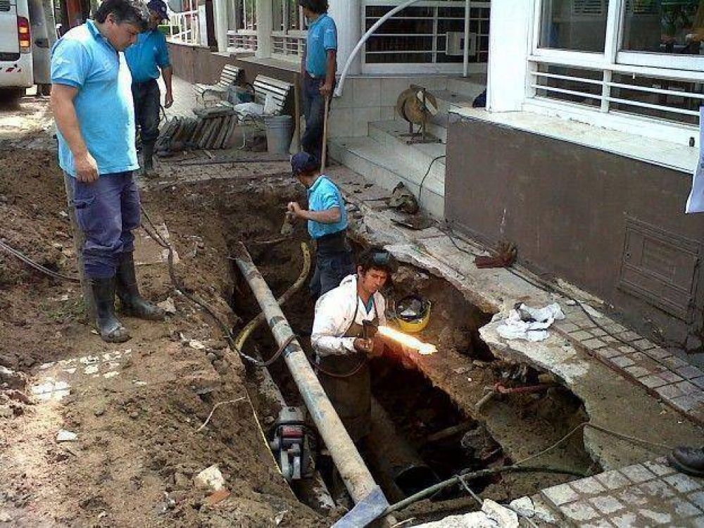 Tras la rotura, se normaliz� el servicio del agua en la ciudad