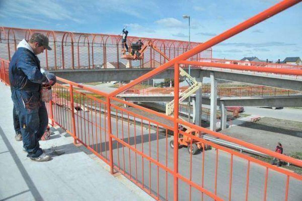 El primer puente peatonal de la ciudad ser� inaugurado en los pr�ximos d�as
