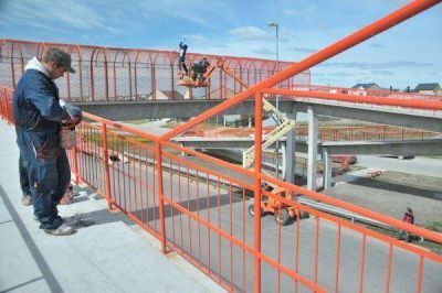 El primer puente peatonal de la ciudad ser� inaugurado en los pr�ximos d�as