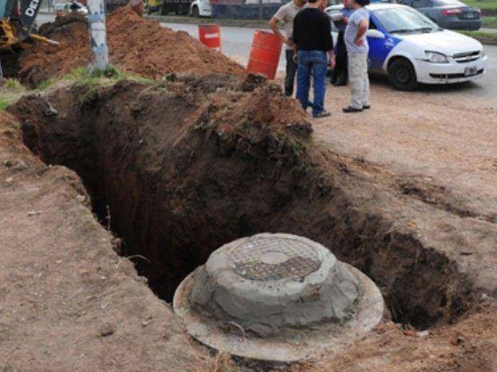 Un obrero muri� sepultado al desmoronarse una zanja en Villa Constituci�n