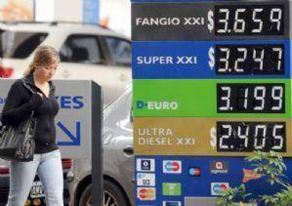 YPF aument� 4% el precio de sus naftas y gasoil