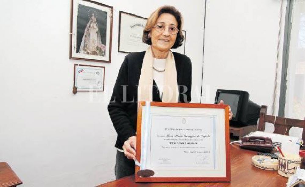 Diputados reconocieron a una nicole�a como Mayor Notable Argentina