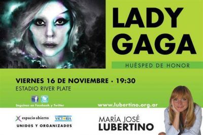 El homenaje de Lubertino a Lady Gaga