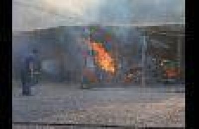 Un incendio en plena Ciudad caus� trastornos y gran preocupaci�n 
