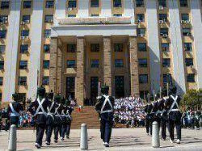 �ltimo cambio de guardia de la bandera de Los Andes del a�o