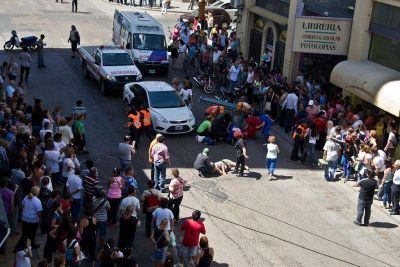 Muri� el anciano atropellado en San Mart�n al 200