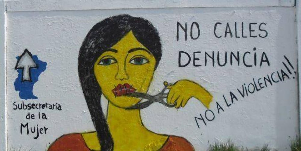 Pintada de murales por la no violencia de g�nero
