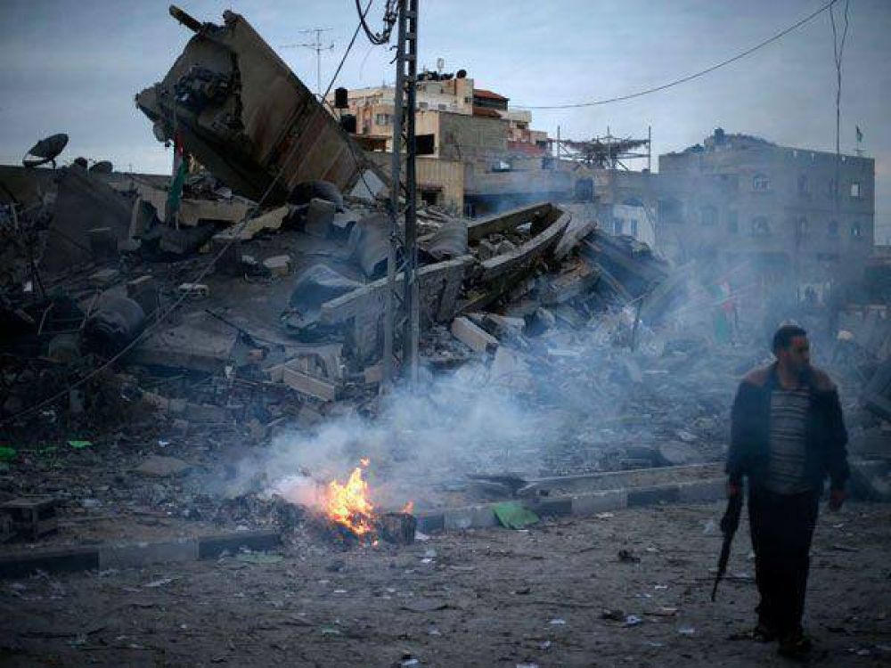 Israel bombarde� el cuartel general de Hamas