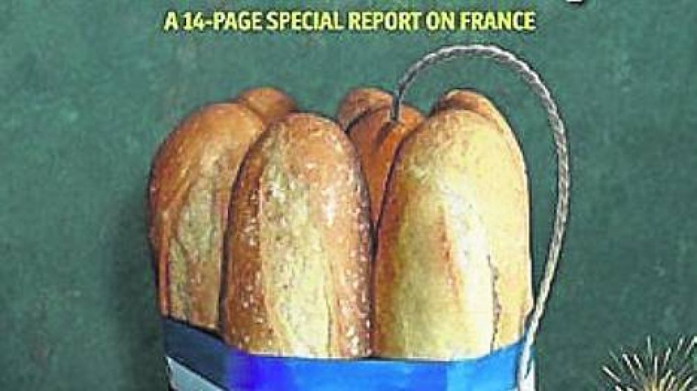 Furia de Par�s con la revista The Economist