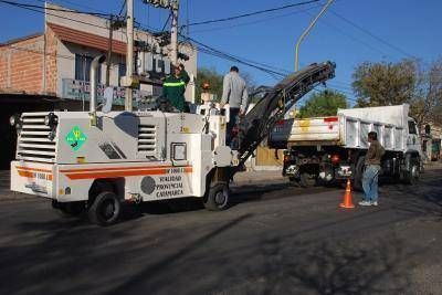 Trabajos en el microcentro de la ciudad  