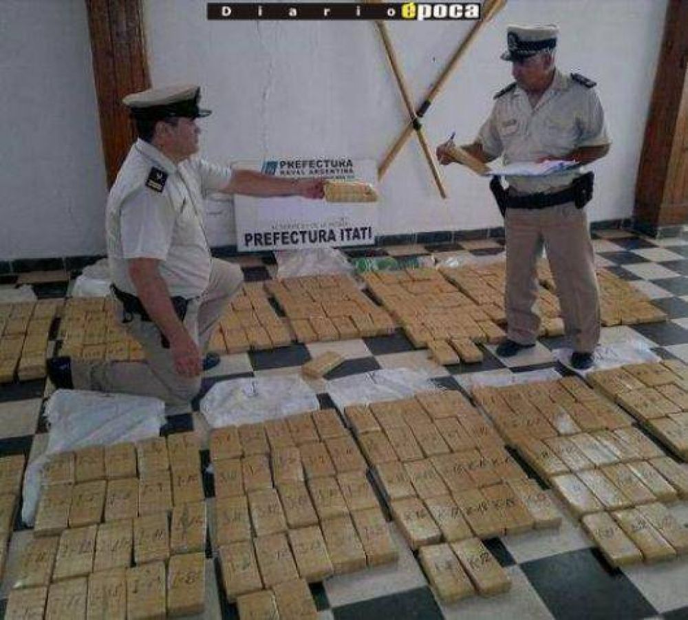 Desbarataron cargamento millonario de marihuana 