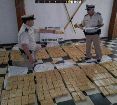 Desbarataron cargamento millonario de marihuana 