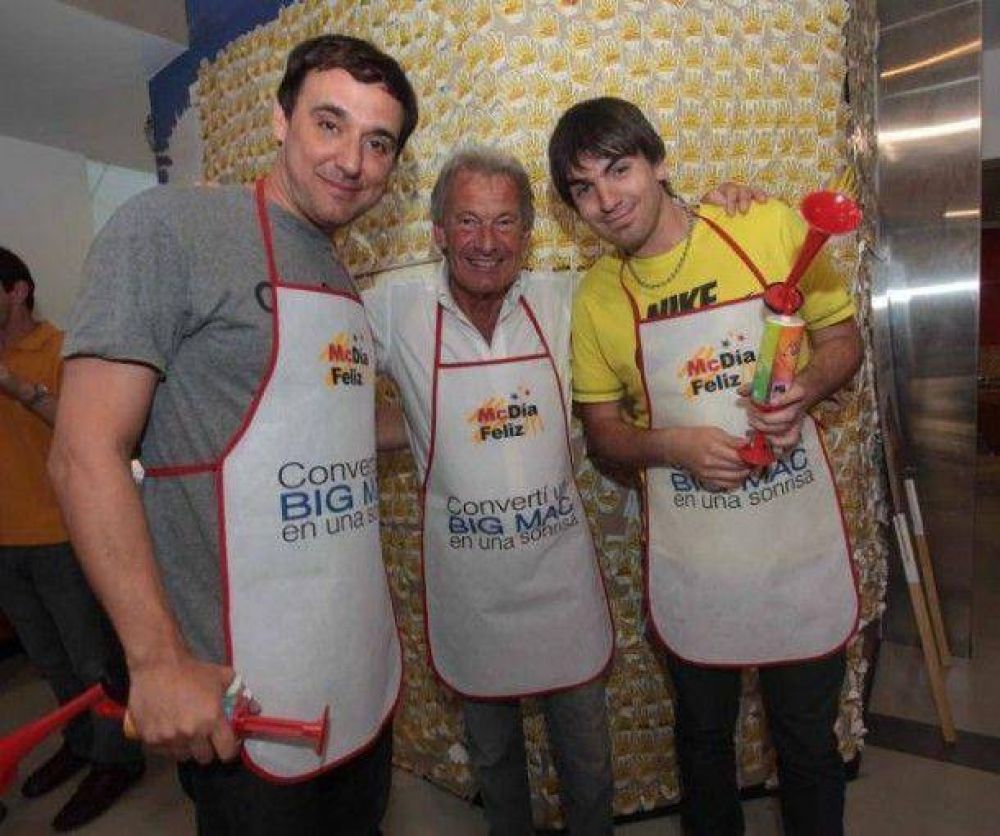 Solidaridad de funcionarios y periodistas en el McD�a Feliz