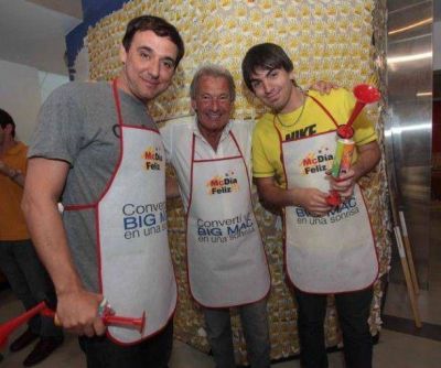 Solidaridad de funcionarios y periodistas en el McD�a Feliz