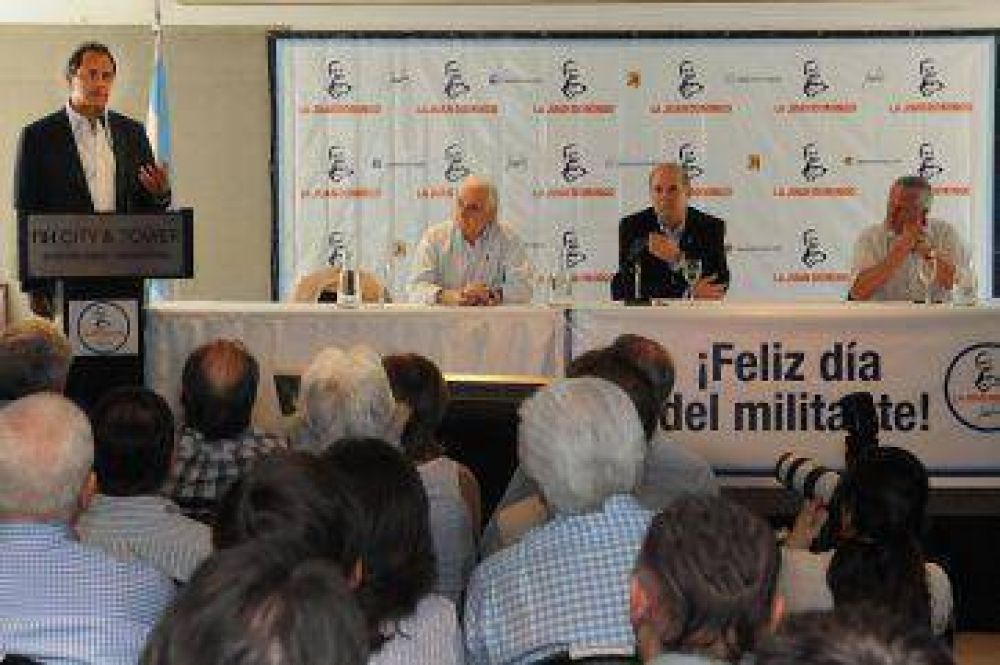 Scioli en el acto de LJD aval� su candidatura
