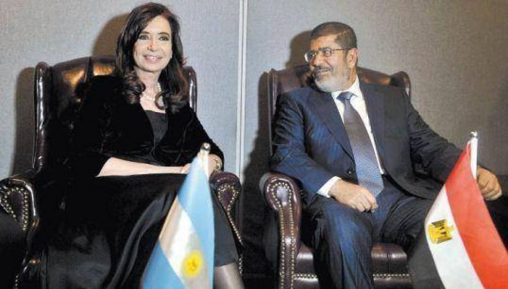 Egipto pidi� ayuda a Cristina para frenar la violencia en Medio Oriente