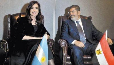 Egipto pidi� ayuda a Cristina para frenar la violencia en Medio Oriente