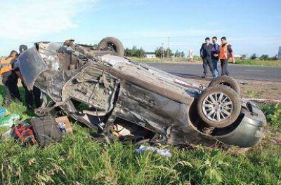 Una mujer falleci� en un accidente en la Ruta 5
