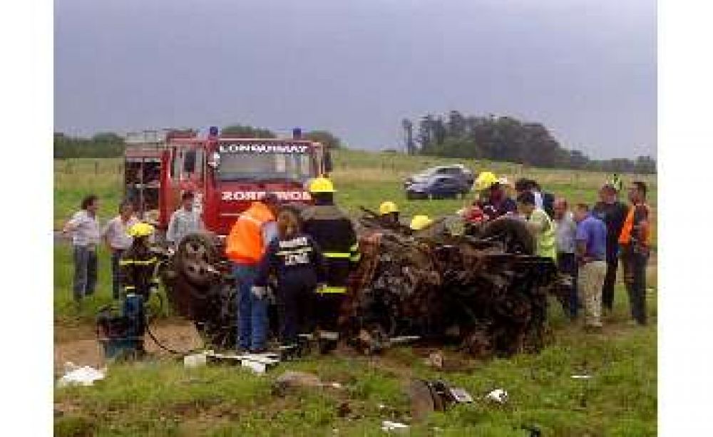 Tr�gico choque frontal: dos muertos entre Catril� y Lonquimay 