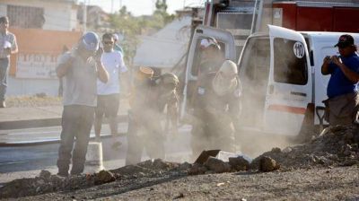 Una p�rdida de gas en el Ceferino demand� un amplio despliegue