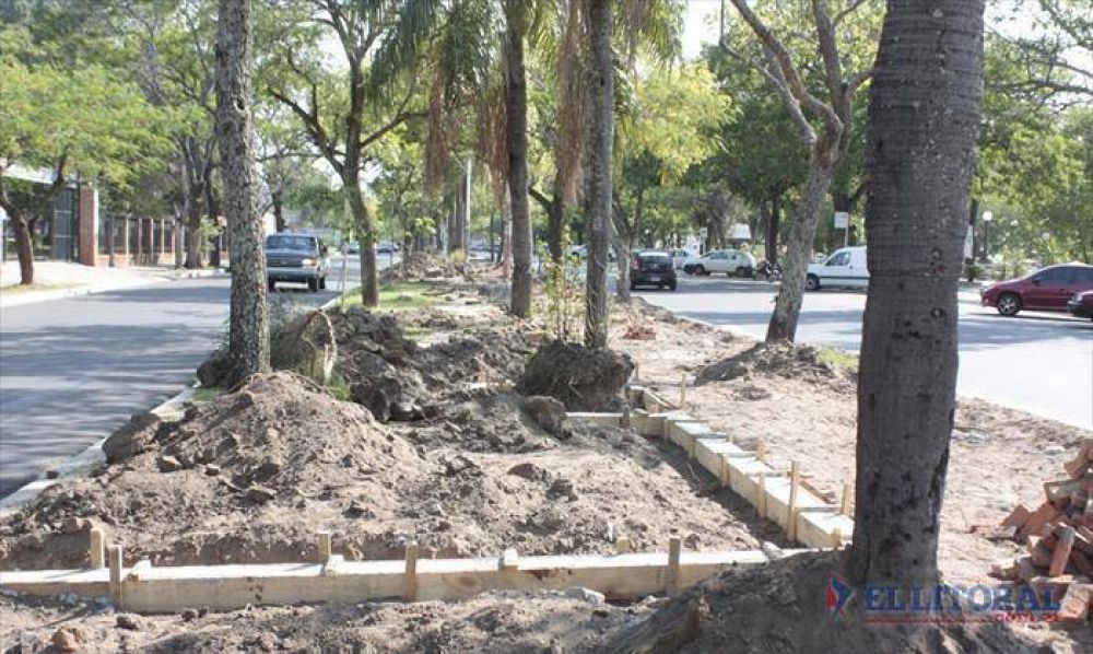 Costanera: dividen parterres centrales en espacios para recreaci�n y parquizaci�n