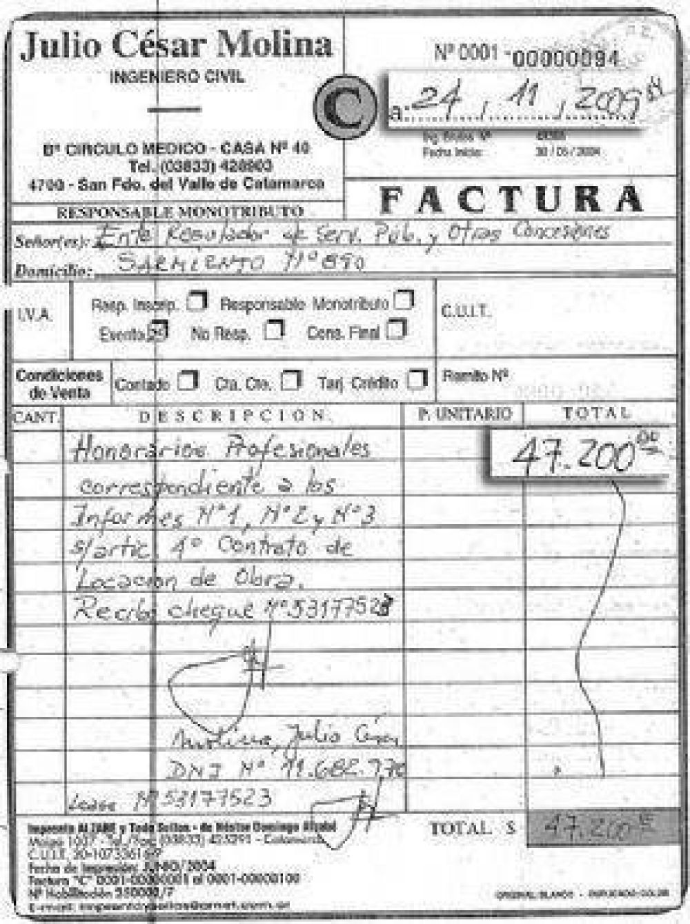La extra�a relaci�n entre el ministro Molina y el ENRE