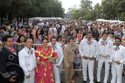 Se realiz� en el Rosedal el 5� Festival de M�sica Revoluci�n Mexicana