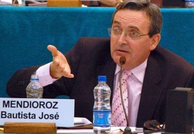 El doble discurso de Pichetto es alarmante, asegur� Mendioroz