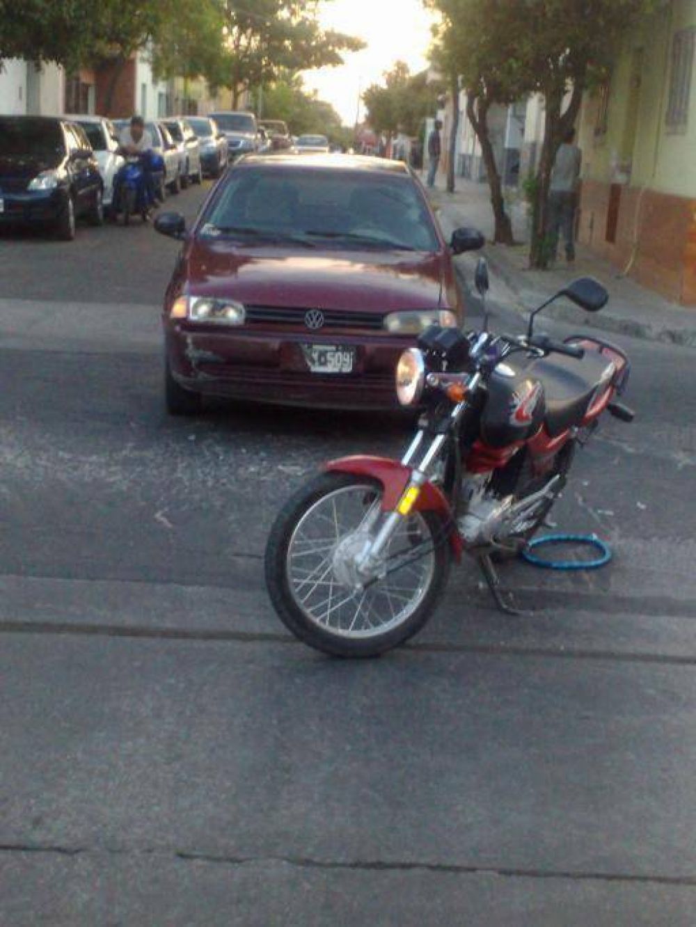Colisi�n en el centro