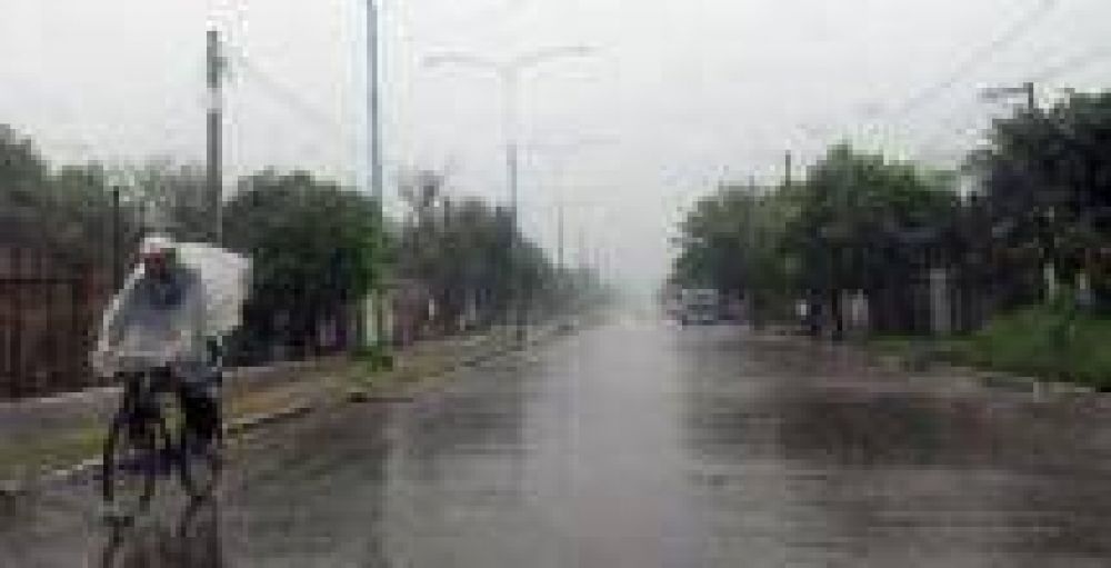 Salta vivi� una fugaz tormenta el�ctrica