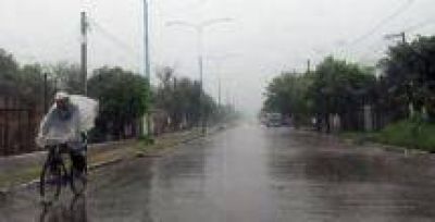 Salta vivi� una fugaz tormenta el�ctrica