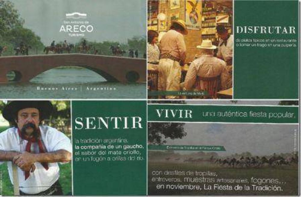 Areco: nuevo material gr�fico tur�stico.