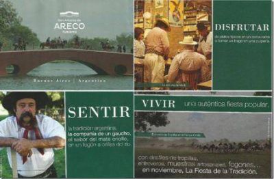 Areco: nuevo material gr�fico tur�stico.