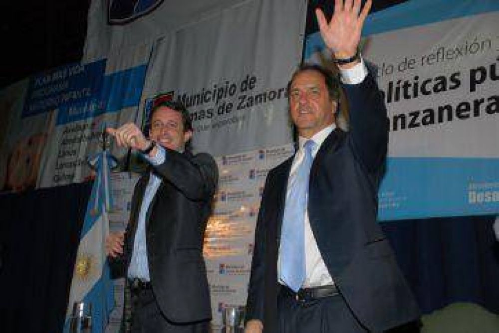 Insaurralde cada vez m�s lejos de Scioli