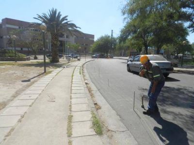 Ordenador de tr�nsito en el nuevo edificio de OSEP