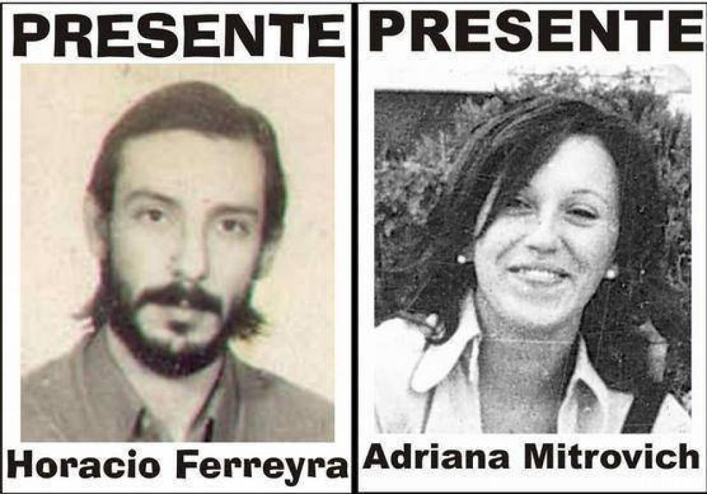 Identificaron restos de Adriana Mitrovich y Horacio Ferreyra en Cementerio Tacanas 
